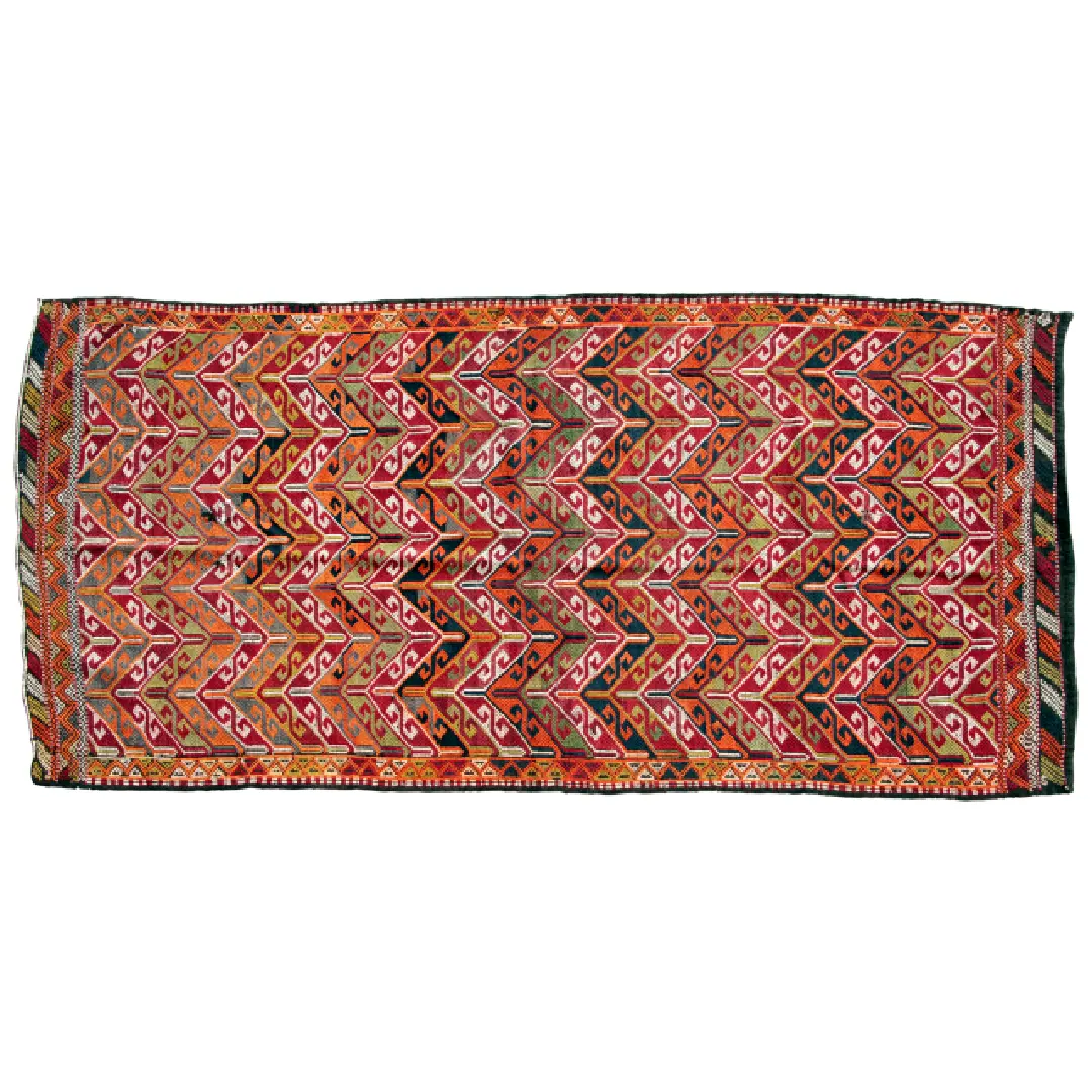 Sunset Geometric Kilim Carpet